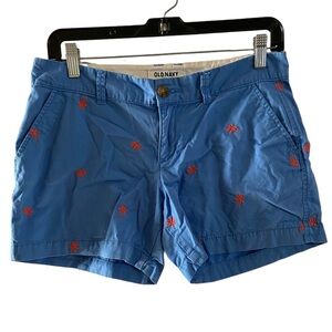 Old Navy Blue Patterned Shorts
